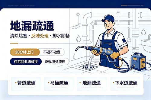 吉安地漏疏通