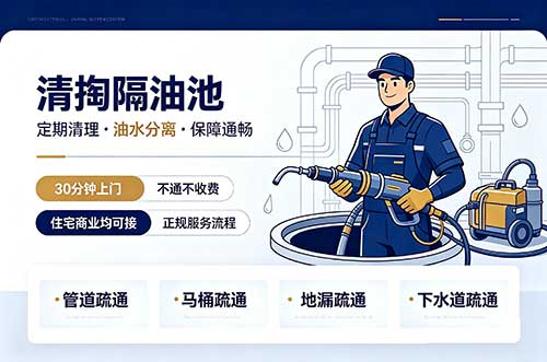 吉安清掏隔油池